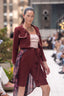 Claret Twirl — second original New York Fashion Week runway photograph, Alex Callejo / Flying Solo