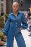 Denim Dahlia — second original New York Fashion Week runway photograph, Alex Callejo / Flying Solo
