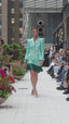 Verdant Poise — New York Fashion Week runway clip, front and side views