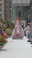 Peony Poise — New York Fashion Week runway clip, front and side views
