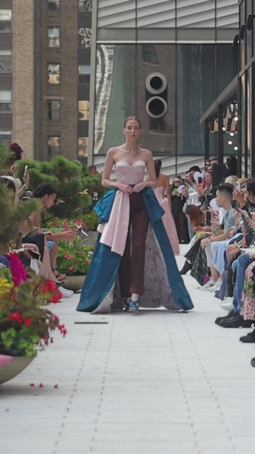 Butterfly Encore — New York Fashion Week runway clip, front and side views
