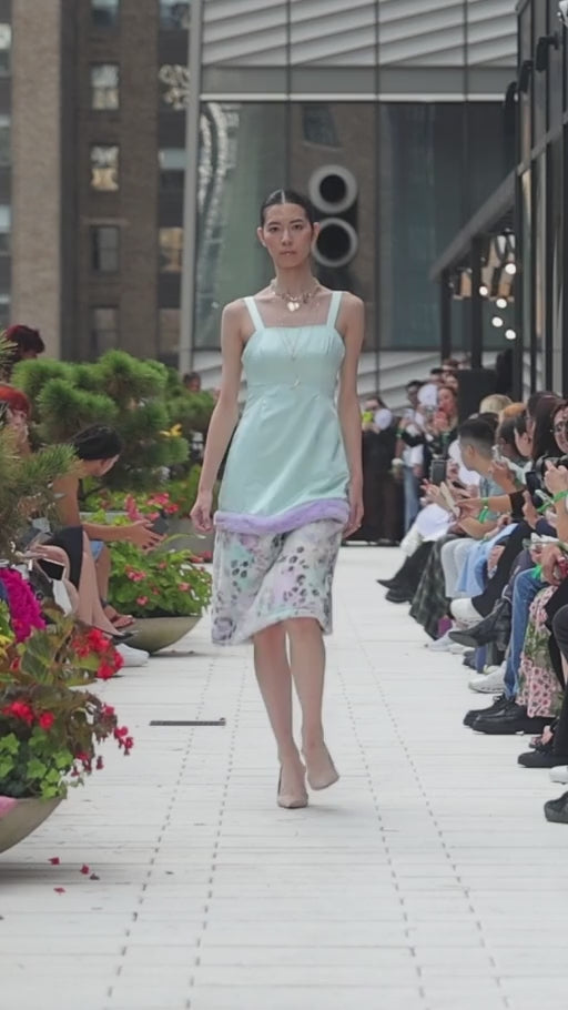 Frost Petal — New York Fashion Week runway clip, front and side views